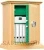 Сейф с отделкой деревом Safewood 78EL Flock Chrome